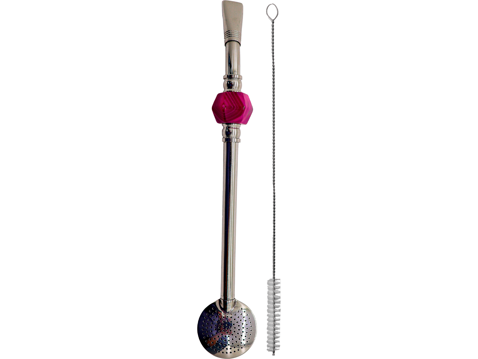 BOMBA INOX COM ROSCA E PEDRA GRANDE